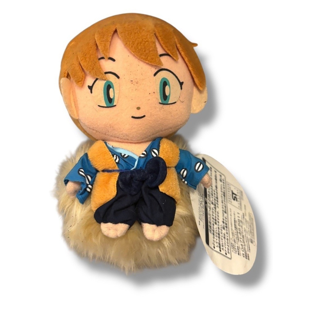 D2204C Shippo Inuyasha Banpresto 2001 Plush 6" Stuffed TAG Toy Doll Japan